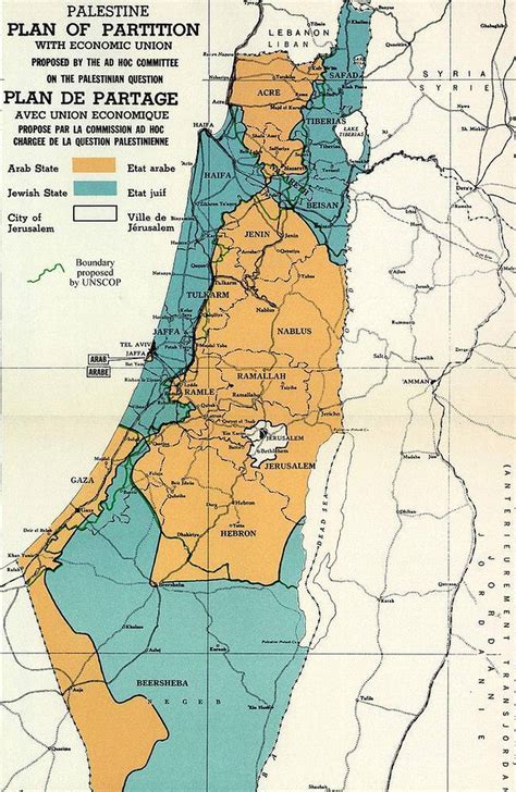 israel versus palestine map